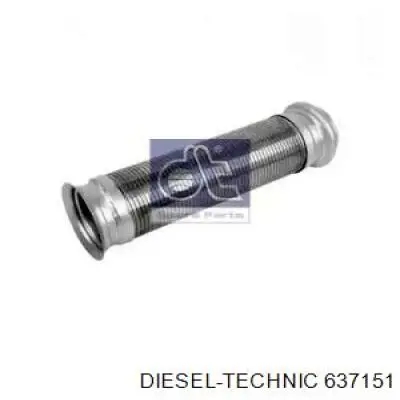 Гофра глушителя 637151 Diesel Technic