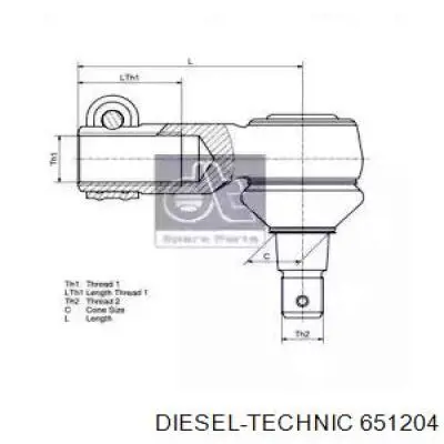 Купить A0004605048 Mercedes Наконечник рулевой тяги, внешний