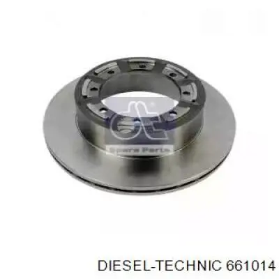 Диск тормозной задний Diesel Technic 661014