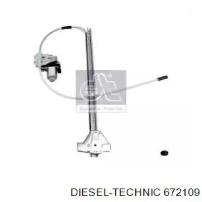 Механизм стеклоподъемника двери передней левой 672109 Diesel Technic