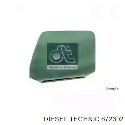 672302 Diesel Technic vidro da porta dianteira esquerda