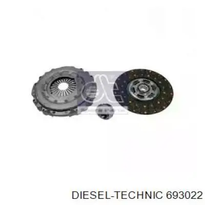 6.93022 Diesel Technic kit de embraiagem (3 peças)