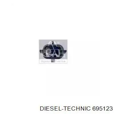 Задние тормозные колодки 695123 Diesel Technic