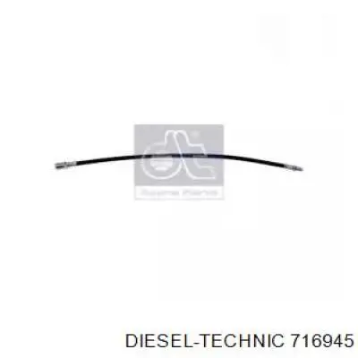 Шланг тормозной передний 716945 Diesel Technic