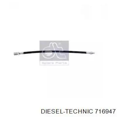 7.16947 Diesel Technic шланг тормозной задний