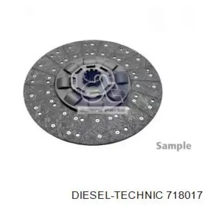 Диск сцепления 718017 Diesel Technic