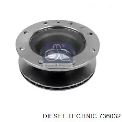 Диск тормозной задний Diesel Technic 736032