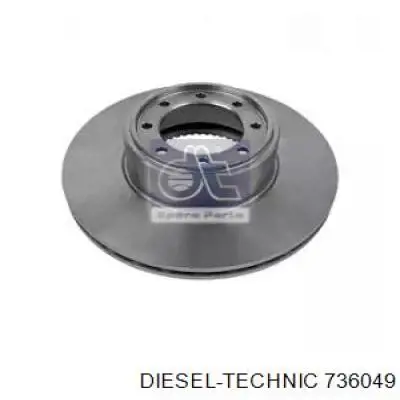 Диск тормозной задний Diesel Technic 736049