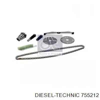 7.55212 Diesel Technic cadeia do mecanismo de distribuição de gás, kit