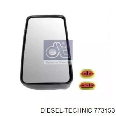 7.73153 Diesel Technic espelho de retrovisão