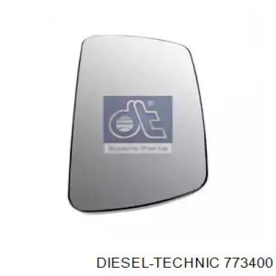 7.73400 Diesel Technic elemento espelhado do espelho de retrovisão