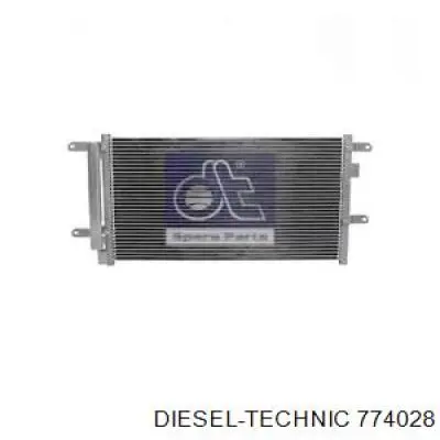 Радиатор кондиционера 774028 Diesel Technic