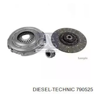 7.90525 Diesel Technic kit de embraiagem (3 peças)