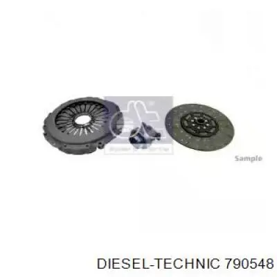 790548 Diesel Technic kit de embraiagem (3 peças)