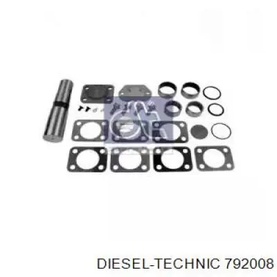 7.92008 Diesel Technic kit de reparação do pivô de extremidade do eixo