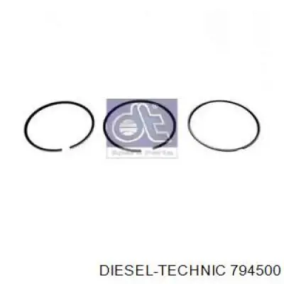 7.94500 Diesel Technic кольца поршневые на 1 цилиндр, std.