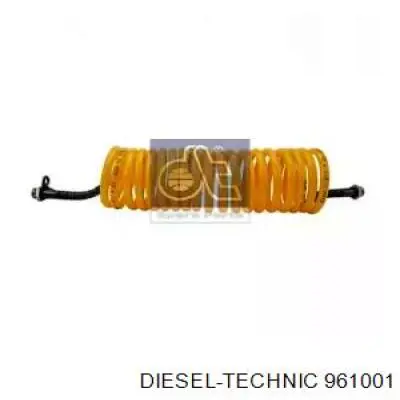 Шланг соединительный пневмосистемы, спиральный 961001 Diesel Technic