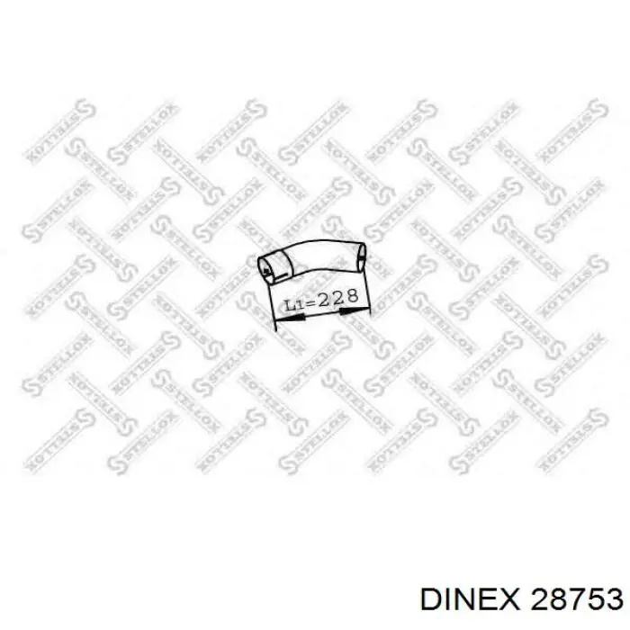 28753 Dinex Выхлопная труба