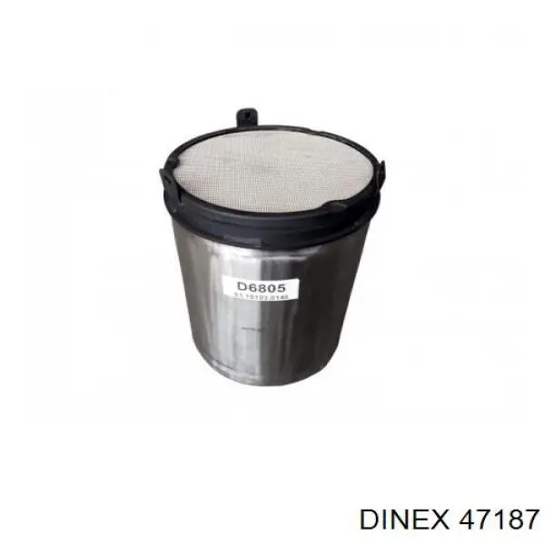 47187 Dinex Штаны глушителя передние