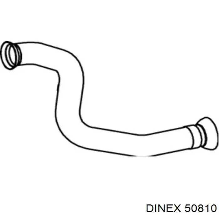 50810 Dinex хомут глушителя передний