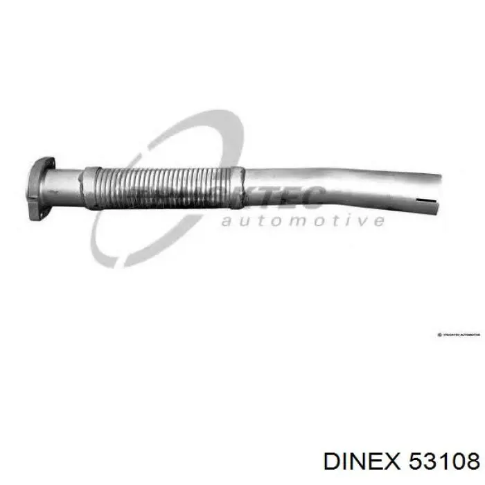 Chapa ondulada del silenciador 53108 Dinex