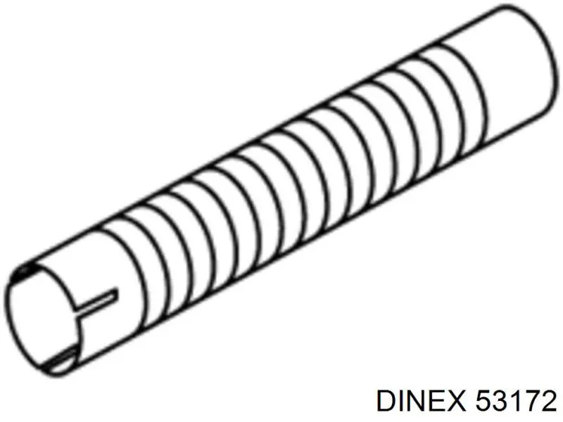 53172 Dinex гофра глушителя