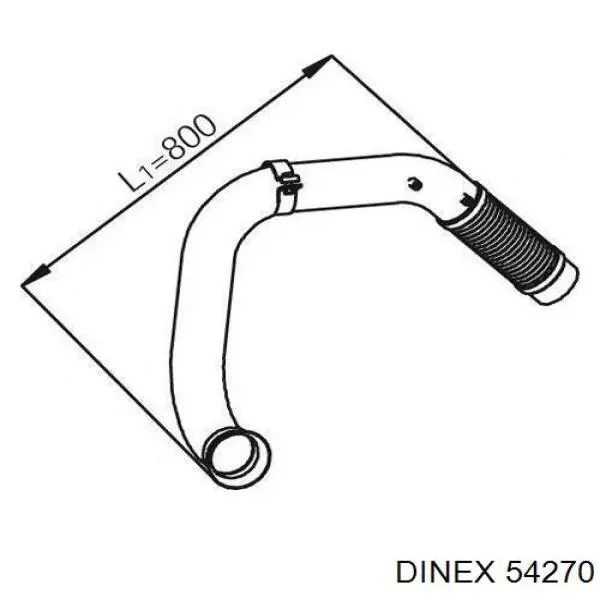 9704901619 Mercedes Штаны глушителя передние