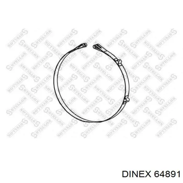Купить 64891 Dinex Подвесные подушки глушителя