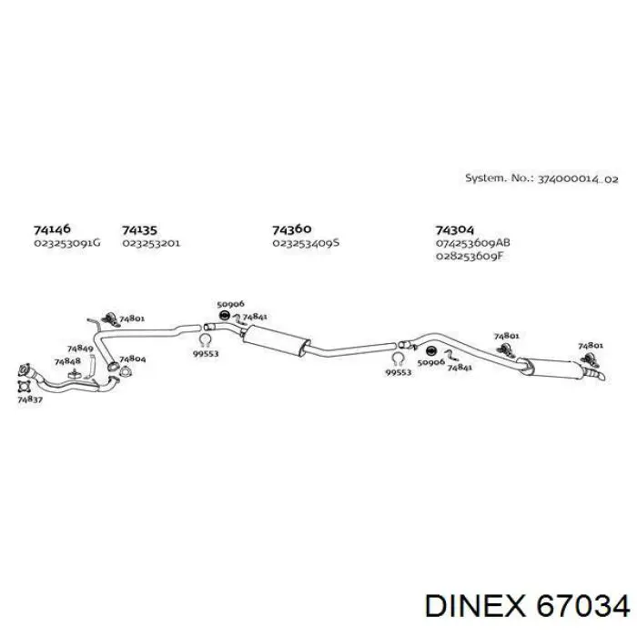 Датчик оксидов азота NOX 176845 Febi