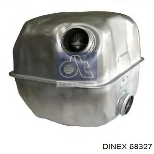Глушитель, задняя часть Dinex 68327