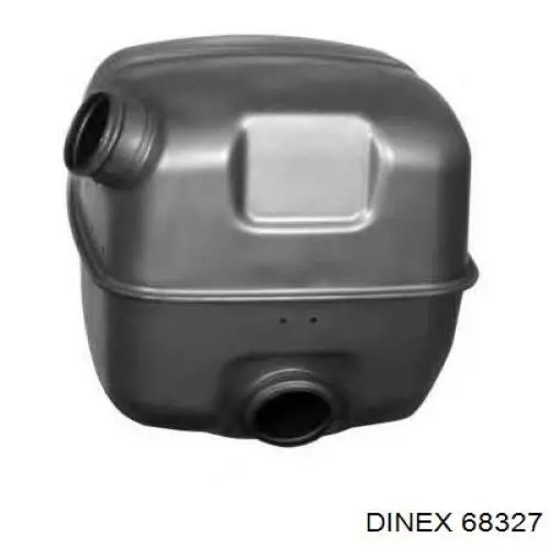 Купить 68327 Dinex Глушитель задний