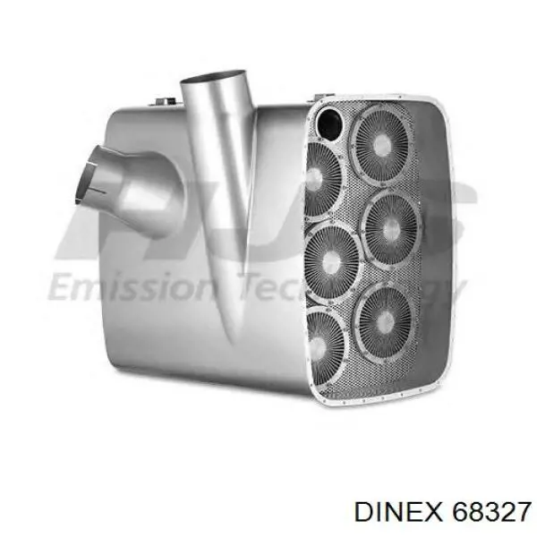 68327 Dinex Выхлопная труба