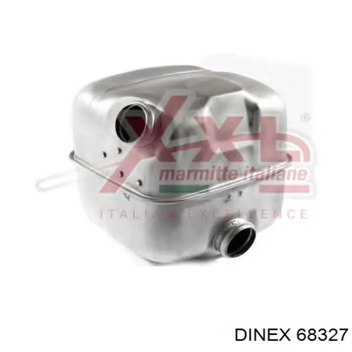 Глушитель задний 68327 Dinex