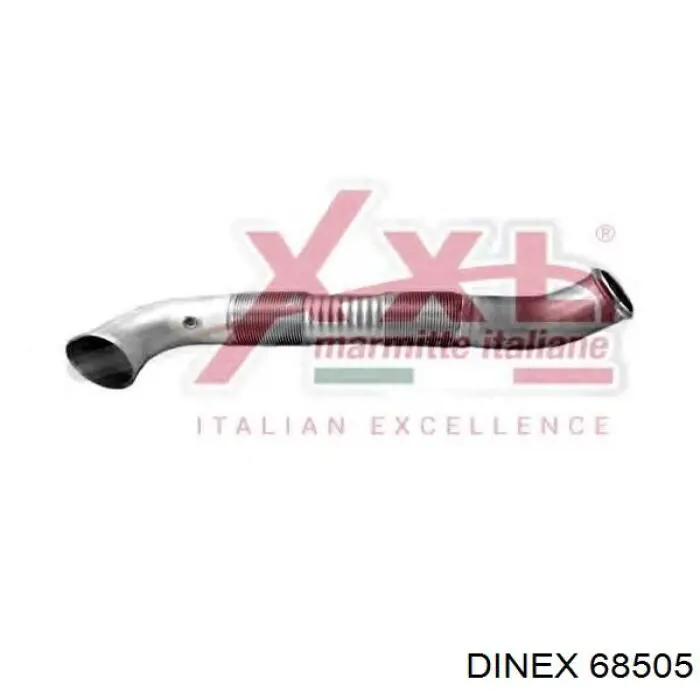 Купить 68505 Dinex Глушитель задний