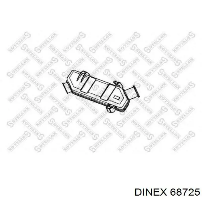 Глушитель задний 68725 Dinex
