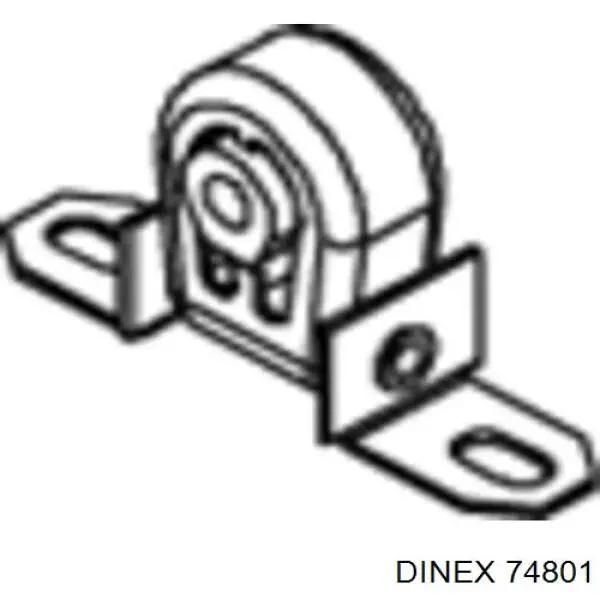 Подушка крепления глушителя Dinex 74801