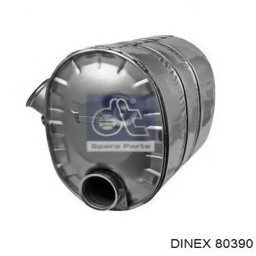 Купить 80390 Dinex Глушитель, центральная и задняя часть