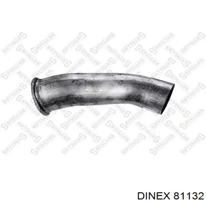 81132 Dinex труба выхлопная, от катализатора до глушителя
