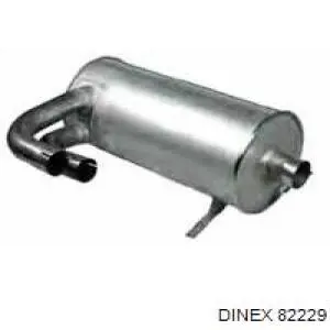 DIN82229 Dinex Штаны глушителя передние