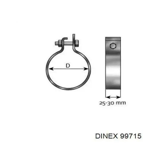  Dinex DIN99715 цена, от 3.09 USD