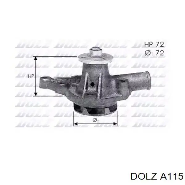 Топливный фильтр A115 Dolz