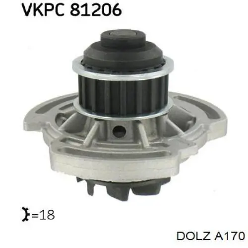 Помпа охлаждения Dolz A170 цена, от 39.89 USD