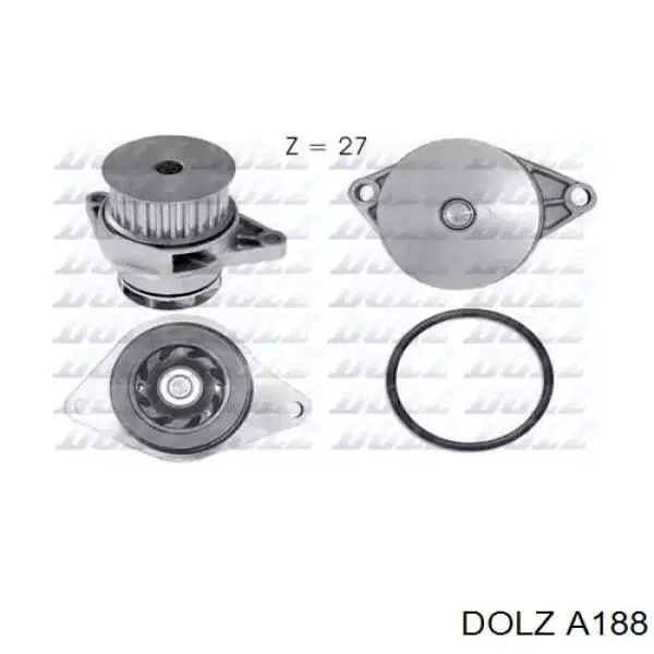 Помпа охлаждения Dolz A188 цена, от 29.36 USD
