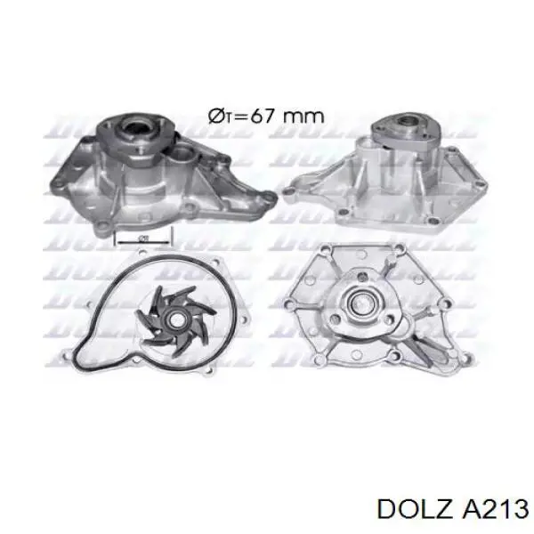 A213 Dolz Насос водяной