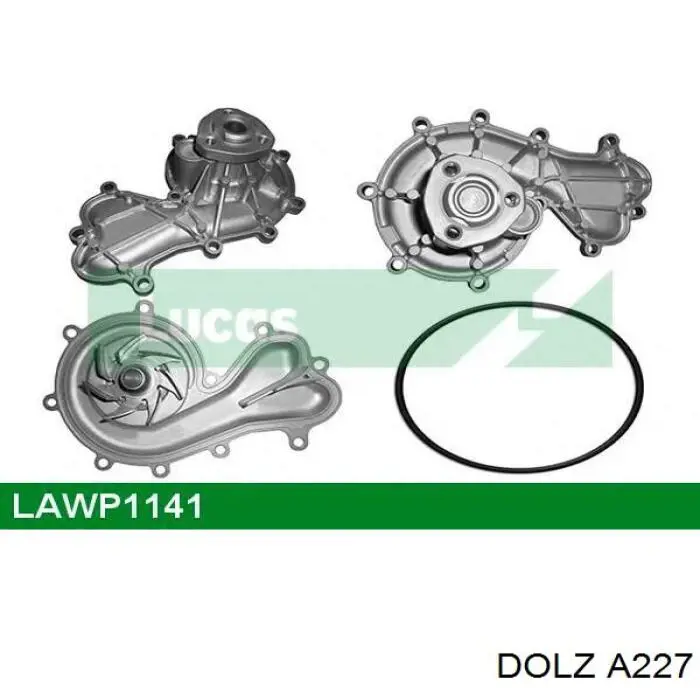 Помпа охлаждения Dolz A227 цена, от 42.61 USD