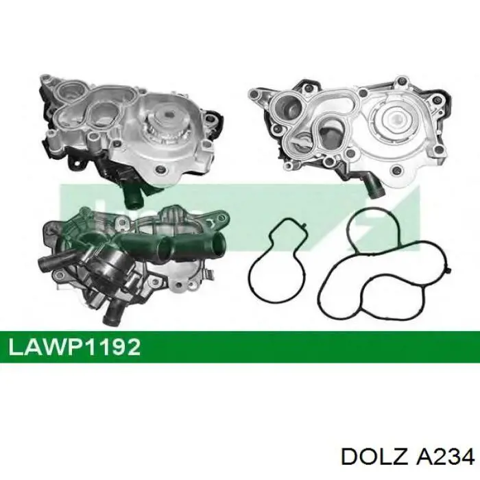 Помпа охлаждения Dolz A234 цена, от 78.94 USD