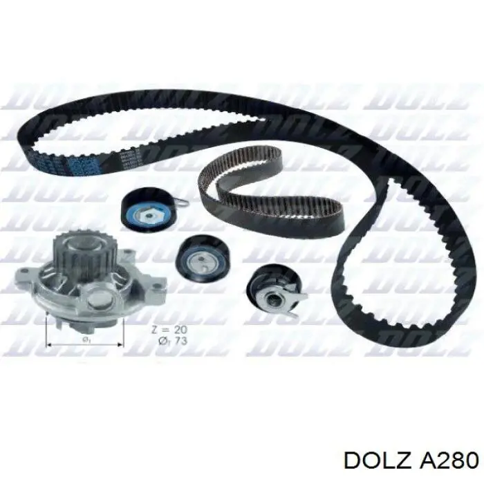 Motor de agua A280 Dolz