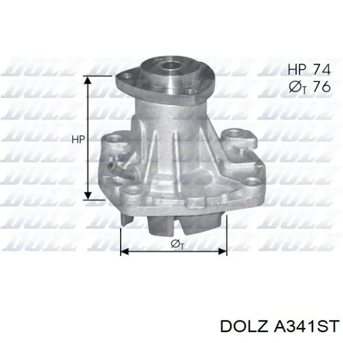 Bomba de agua A341ST Dolz