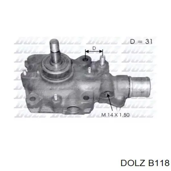 Помпа B118 Dolz