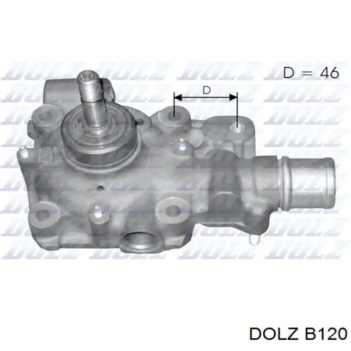 Помпа охлаждения Dolz B120 цена, от 72.82 USD